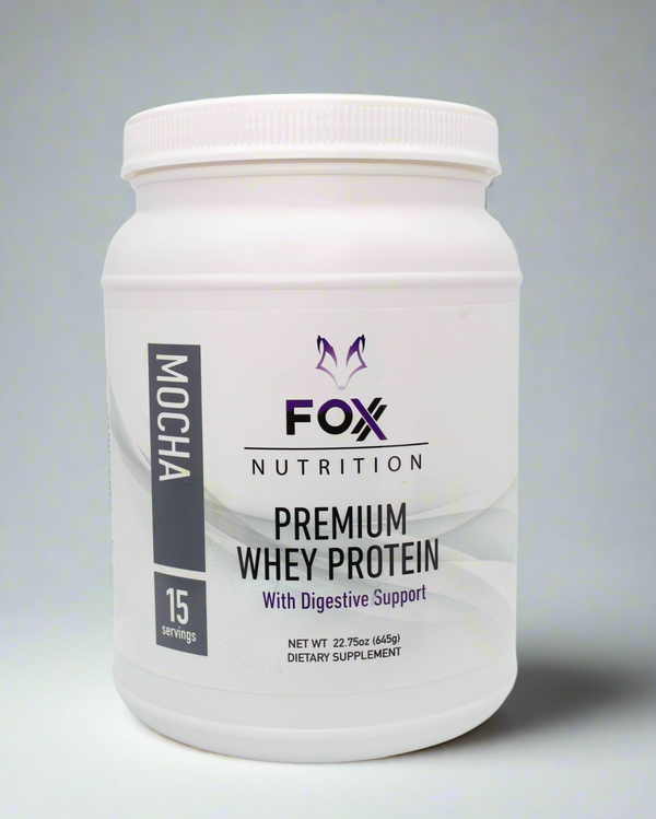 Mocha Protein Powder with Digestive Support - Foxx Nutrition